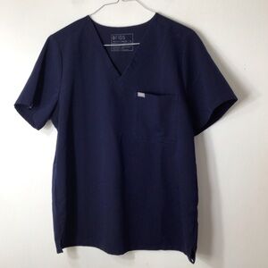 Figs scrub top women xl blue medical dental Technical Collection